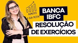  PORTUGUÊS BANCA IBFC - Resolução Comentada de Exercícios - Professora Pamba