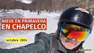 ESQUIAMOS  EN CHAPELCO  EN PLENA PRIMAVERA - OCTUBRE 2024