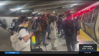 Update: BART fixes power issues that caused stuck train on Transbay Tube, major delays