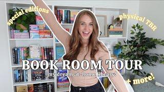 book room tour!  bookshelf tour, physical TBR, + more!