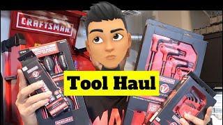 THE TOOL DAD SCORES SOME CRAFTSMAN V SERIES FOR HIS DAUGHTER'S TOOL BOX! TOOL HAUL!