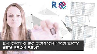 Exporting IFC Common Property Sets from Revit