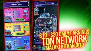 $10 - $30 DAILY EARNING - Idle NFT Game Ton Network - MALAKI KITAAN DITO