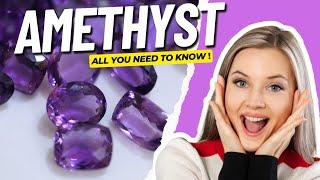 AMETHYST - All About Amethyst: The Fascinating World of This Purple Gemstone