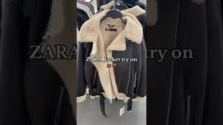 Zara jackets try on haul  #zara #zaranewin #zaranewcollection #zaraviral #zaramusthaves