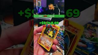 WE PULLED BASE SET CHARIZARD $10,000 HIT #shorts #pokemon #pokemoncards #packopening