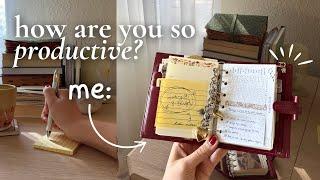 how to use your planner for productivity | pocket filofax edition