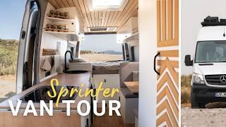 VAN ROOMTOUR Sprinter L3H2 | Unser autarker DIY-Camper und rollendes Zuhause