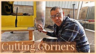 How to copy other YouTubers replacing rusty garbage / 1957 GMC cab corner replacement / #rustrepair