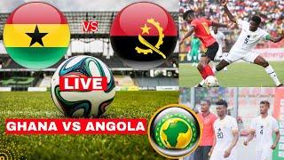 Ghana vs Angola 0-1 Live Africa Cup Nations Qualifier Football Match Score Highlights Black Stars