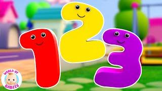 Number Song, Learn 123, Educational Videos and Nursery Rhymes for Kids