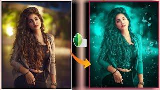 Snapseed Blue Tone Effect Photo Editing Tutorial // Modey Blue Photo editing in Snapseed