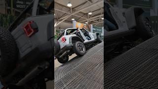 Jeep Rubicon flexing Barrel Roll! #jeep #rubicon #autoshow #toronto
