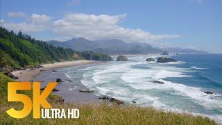 Pacific Northwest, Oregon Coast. Part 1 - 5K Nature Documentary Film with Narration (English)