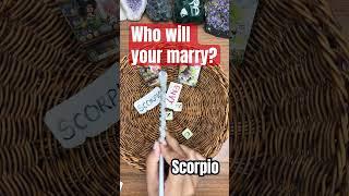 SCORPIO️ WHO WILL YOU MARRY?🫠️ #tarot #scorpiotarot #enigmatarot #ienigma #viral #shorts #scorpio