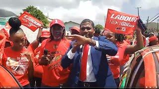 SKN Labour Nomination Day 2022. Labour Candidates Nominated | Modelcop Shaq St. Kitts - Part 1