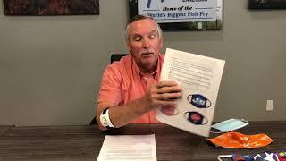 A message from Henry County Mayor, Brent Greer, promoting masking in Henry County.
