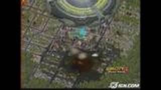 SimCity 4: Rush Hour PC Games Gameplay - UFO Destruction