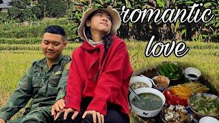 Tender Moment: Soldier Hong holds Nhu's hand and has an intimate lunch together | SUNG A PAO