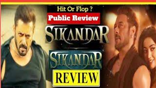 Sikandar Movie Review | Sikandar Movie Public Reaction  | Filmi Duniya |