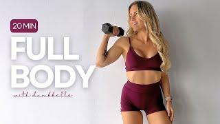 20 min TOTAL FULL BODY with weight | Home strength training, no repeats