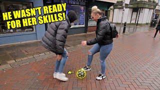 WHO SAID GIRLS DON'T HAVE SKILLS? PUBLIC NUTMEG CHALLENGE (before lockdown)