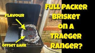 I Smoked A Full Packer Brisket On The Traeger Ranger | Best Portable Pellet Grill | Willsgrillshack