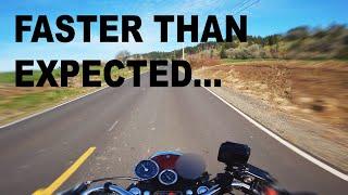 FAST FIRST RIDE on rebuilt vintage motorcycle | Honda CB750