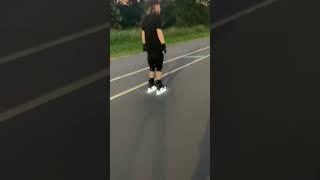 Rollerblading with Light Up Wheels!