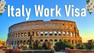 Italy Work Visa | How to get Italy work visa, eligibility, process, documents and duration