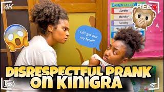 DISRESPECTFUL PRANK ON KINIGRA **SHE CRIED **  || MUST WATCH 