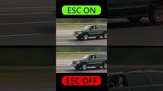ESC ON Vs OFF