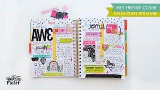 Faith Plan With Me - Illustrated Faith Planner