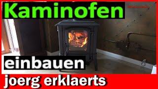 Kaminofen einbauen Anleitung Tutorial DIY