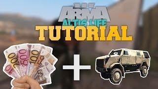 Arma 3 - Altis Life TUTORIAL #1 Erstes Geld, Erstes Fahrzeug, Erste Schritte! [Deutsch/German]