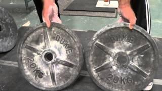 Juha Harju 2x20kg Discs Two Fingers + Thumb Lifts Left & Right Hand