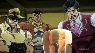 JoJo: Joseph Joestar vs Daniel J. D'Arby(D'Arby the Elder) (Part 2) (Eng Dub)