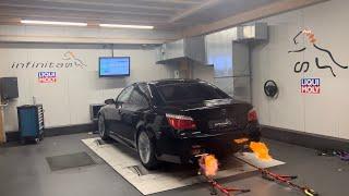 *WORLDRECORD* 1000hp M5 V10 Bi-Supercharged by infinitas on dyno | Shooting flames