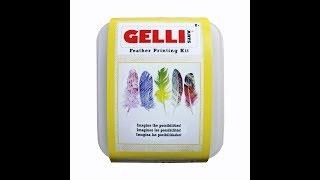 Gelli Arts® Feather Printing Kit