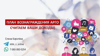 План вознаграждения Арго - 2023 год / Маркетинг план: считаем ваши доходы!