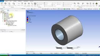 Урок 8. Моделирование конвективного теплообмена трубы c теплоизолятором в Ansys Thermal