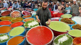 Most Crowd Street food in Afghanistan | Cheap famous Afghan Street food