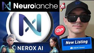 $NEROX - NEUROLANCHE TOKEN CRYPTO COIN HOW TO BUY NEROX AI X LABS MEXC GLOBAL OPTIMISM BLOCKCHAIN OP