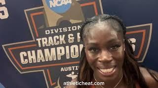 Ireland 400m record holder, Rhasidat Adeleke shares her Nigerian story after winning the NCAA 400m