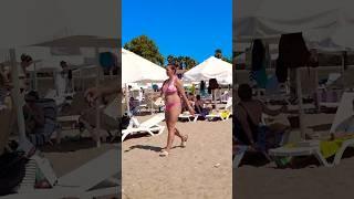 Sunny Day at SIDE Beach. Antalya Turkey #582 #antalya #beach #turkey
