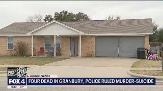 2 adults, 2 kids found dead in Granbury home in apparent murder-suicide