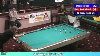 REWATCH | Efren Reyes vs Earl Strickland | Race 21| 10-ball