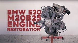 BMW E30 M20B25 Engine Rebuild in Stunning Time-Lapse!