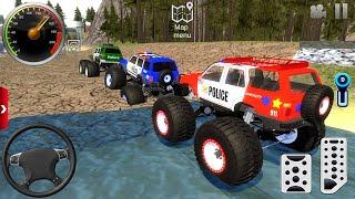 Police Monster Truck Offroad Driving - SUV Jeep Driver Simulator - Android / Ios Gameplay #1