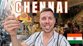 $5 Indian Street Food Hunt in Chennai (FULL DAY OF EATING!) 